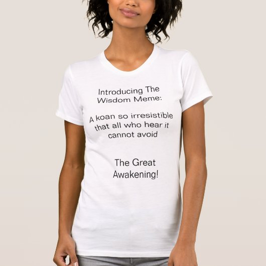 ウィズダムミームイントロTシャツ Tシャツ (正面)