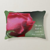 ウィズダムライフ引用文ロゼブ感動的ド  アクセントクッション (正面)