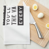 ウィズダム引用文デザイン – すべてのドロップの価値 キッチンタオル (四つ折り)