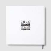 ウィズダム引用文デザイン – すべてのドロップの価値 ゲストブック (裏面)