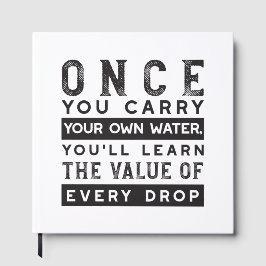 ウィズダム引用文デザイン – すべてのドロップの価値 ゲストブック