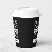 ウィズダム引用文デザイン – すべてのドロップの価値 紙コップ (右)