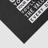 ウィズダム引用文デザイン – すべてのドロップの価値 薄葉紙 (詳細)