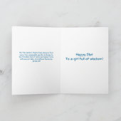 ウィズダム誕生日カード カード (内部)