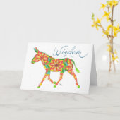 ウィズドキルトミュールバイシェリージャーヴィスホールディングカード カード (黄色い花)