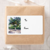 ウィズドクリスマスラベルの木 ラベル (インサイチュ)