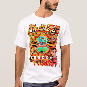 ウィズドシーカージオメシック部族/民族的目 Tシャツ