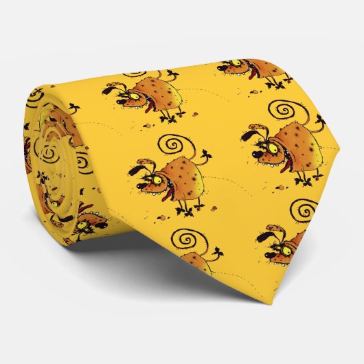 ウィズドッグタイ – グレンギーお尻とタイおもしろいプ ネクタイ (ロール)