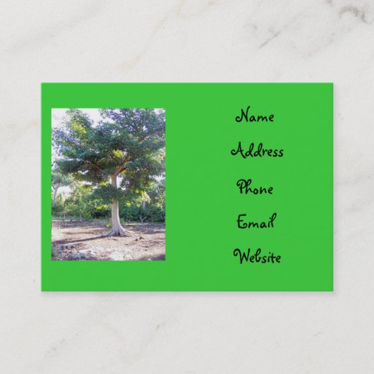 ウィズドビジネスカードのツリー 名刺 (正面)