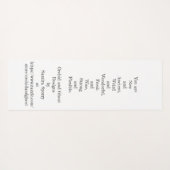 ウィズドヨガマットバイオーキッドアンド幽霊 ヨガマット (裏面(横))