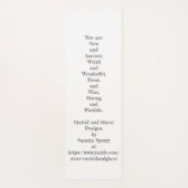 ウィズドヨガマットバイオーキッドアンド幽霊 ヨガマット (裏面)