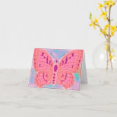 ウィズバタフライ空白の カード (黄色い花)