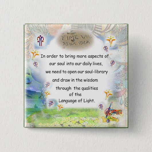 ウィズボタン 缶バッジ (正面)