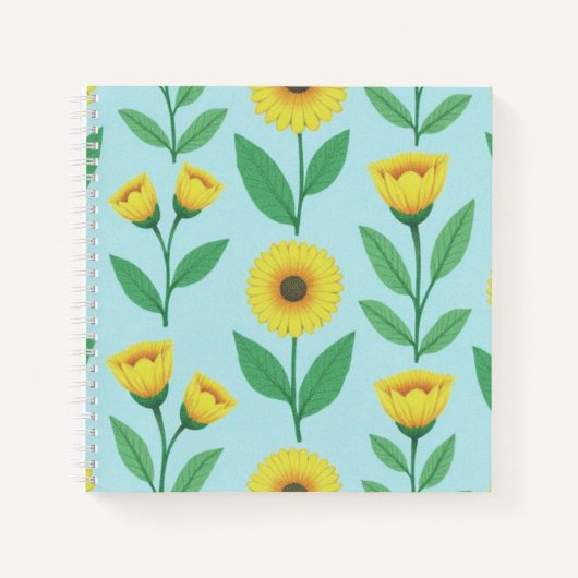 ウィズミカルな喜びの花開き ノートブック (正面)