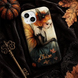 ウィズミカル・ゴス・フェアリーとコウモリのカスタムハロウィンケース iPhone 15ケース