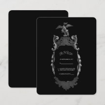 ウィズミゴス ゴシックシルバー オルネートミラー ウェディング RSVP