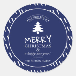 ウィズメリーズパーソナライズされた ラウンドシール