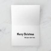 ウィズメンペンギン3枚クリスマスカード シーズンカード (内部)