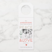 ウィズモダン編集可能カラーホリデーボトルラベル ボトルネックタグ (正面)