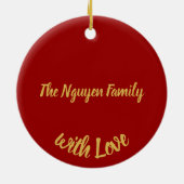 ウィズ国際的ズ豚の年2019ゴールデンラウンドO セラミックオーナメント (裏面)