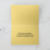 ウィズ悔やみや弔慰サイヨルボーツアットサンセット カード (内部)