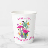 ウィズ文字サマーピクルボール🤩トロピカルパーティー 紙コップ (左)