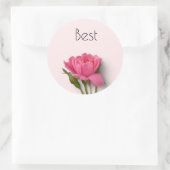 ウィズ最高のスフラワーシール ラウンドシール (バッグ)