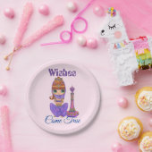 ウィズ来トゥルパープルジェニーガール魔法ボトル ペーパープレート (パーティー)