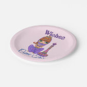 ウィズ来トゥルパープルジェニーガール魔法ボトル ペーパープレート (アングル)