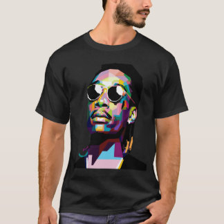 ウィズ・カリファ おもしろくてレトロな友達 Tシャツ