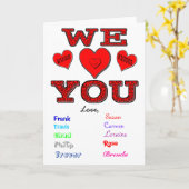 ウィズ・ラブ・ユー カード (黄色い花)