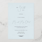 ウィター フレッシュネス 誓い更新 25周年 シルバー 箔招待状 (裏面)