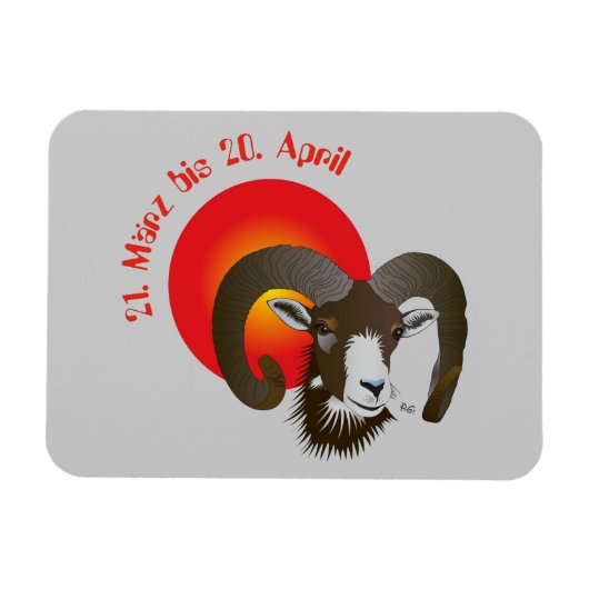 ウィダー – Sternzeichen Premium Flexiマグネット マグネット (横)