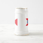 ウィチタの旗のマグ ビールジョッキ (中央)