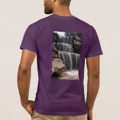 ウィチタの滝、テキサス州- "滝"のティー Tシャツ (裏面)