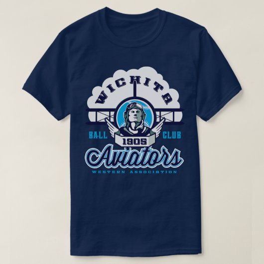 ウィチタアビエーター Tシャツ (デザイン正面)