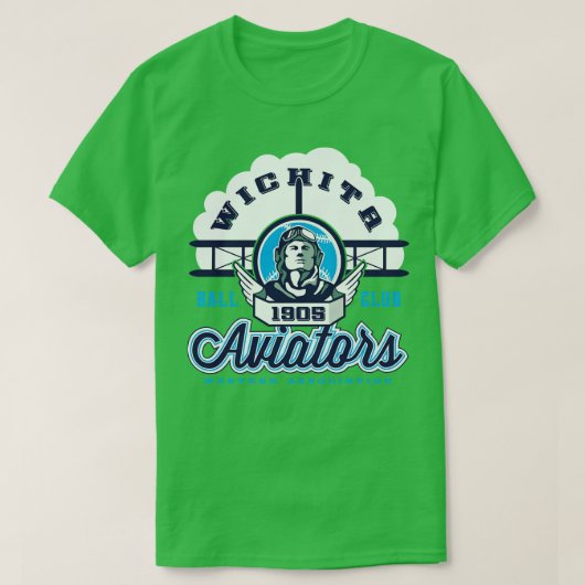 ウィチタアビエーター Tシャツ (デザイン正面)