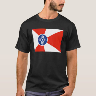 ウィチタカンザスシティー国旗の履歴伝統旅行S Tシャツ