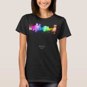 ウィチタカンザススカイライン超高層ビル Tシャツ