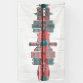 ウィチタカンザススカイライン 横断幕 (縦)