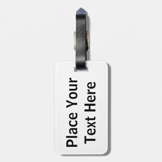 ウィチタカンザスICT国旗のラゲージタグ ラゲッジタグ (裏面縦)