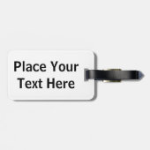 ウィチタカンザスICT国旗のラゲージタグ ラゲッジタグ (裏面横)