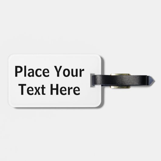 ウィチタカンザスICT国旗のラゲージタグ ラゲッジタグ (裏面横)