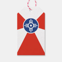 ウィチタカンザスICT国旗の贈り物ラベル