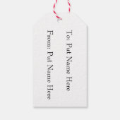 ウィチタカンザスICT国旗の贈り物ラベル ギフトタグ (裏面)