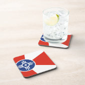 ウィチタカンザスICT国旗 コースター (右側)