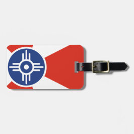 ウィチタカンザスICT国旗 ラゲッジタグ