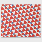 ウィチタカンザスICT国旗 ラッピングペーパー (フラット)