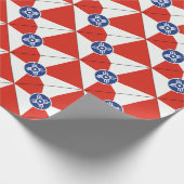 ウィチタカンザスICT国旗 ラッピングペーパー (角)