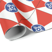 ウィチタカンザスICT国旗 ラッピングペーパー (ロールコーナー)